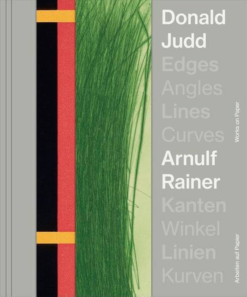 Amazon.co.jp: Donald Judd. Arnulf Rainer: Edges Angles Lines